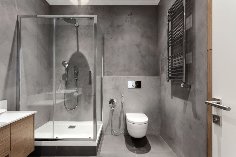 Completed Modern Shower